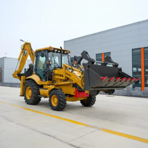 China New Backhoe Front Loader 4x4 4WD Mini Loader Backhoe Backhoe Excavator Loader for Sale