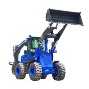 China Good Quality Mini Backhoe Loader 4x4 1.5 Ton Retroexcavadora