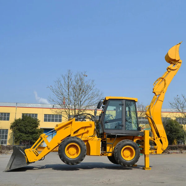 Diesel Engine Multi-function Compact Backhoe Loader 4x4 Backhoe for Sale
