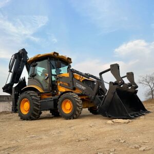 Hot Sale Four-wheel Drive 4x4 Crab Move Mini Backhoe Loader Excavator 0.6T 1T 1.4T 1.8T 2T 2.5T Small Backhoe Loader