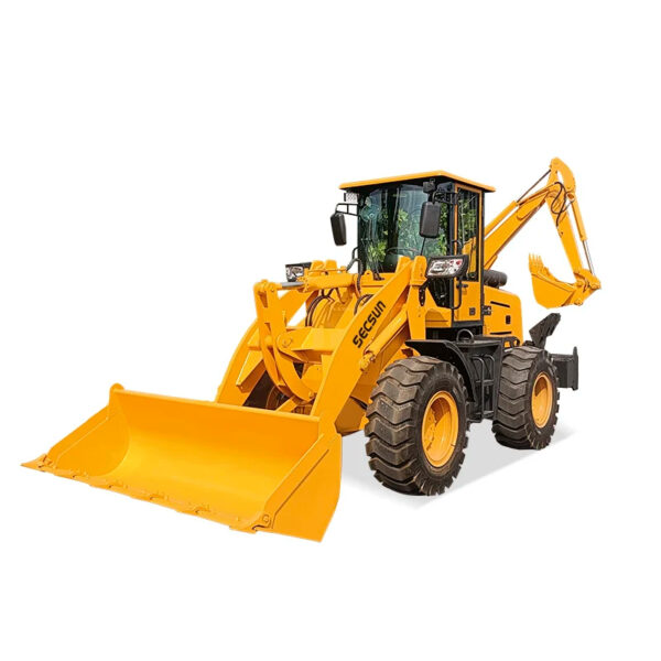 2024 High Quality Backhoe Loader 0.6ton 1ton 1.8ton 2 Ton Wheeled Type Backhoe Loader Excavator for Sale - Image 2