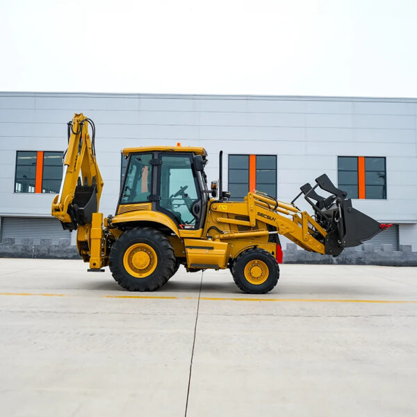 China New Backhoe Front Loader 4x4 4WD Mini Loader Backhoe Backhoe Excavator Loader for Sale - Image 2