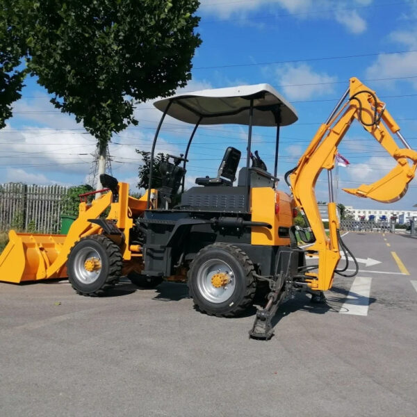 Free Shipping Retroexcavadora Farm Tractors Backhoe Loader With Spare Parts for Construction Projects Affordable Price - Image 2