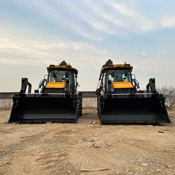 Hot Sale Four-wheel Drive 4x4 Crab Move Mini Backhoe Loader Excavator 0.6T 1T 1.4T 1.8T 2T 2.5T Small Backhoe Loader - Image 2