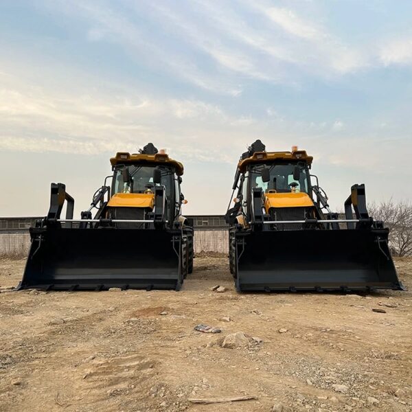 Hot Sale Four-wheel Drive 4x4 Crab Move Mini Backhoe Loader Excavator 0.6T 1T 1.4T 1.8T 2T 2.5T Small Backhoe Loader - Image 3