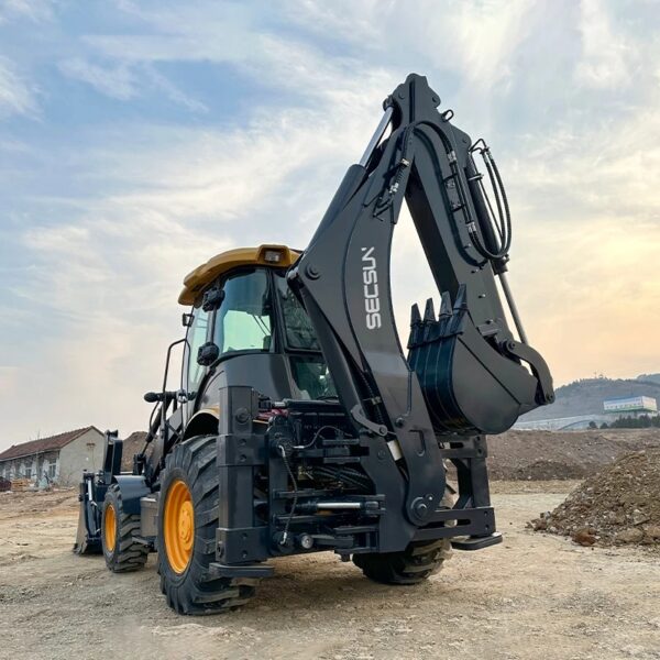 Factory Direct Sales 4wd Mini Backhoe Excavator Front End Loader 4x4 1.6 Ton 2.5 Ton Backhoe Loader - Image 4