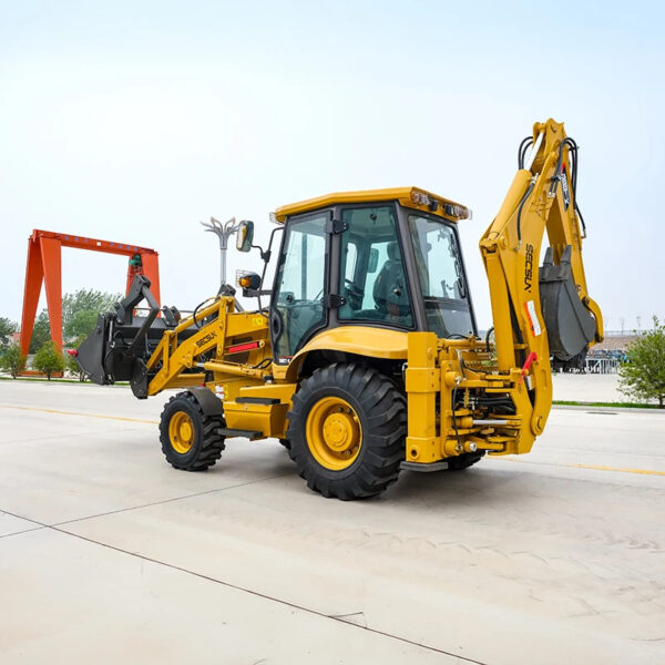 China New Backhoe Front Loader 4x4 4WD Mini Loader Backhoe Backhoe Excavator Loader for Sale - Image 3