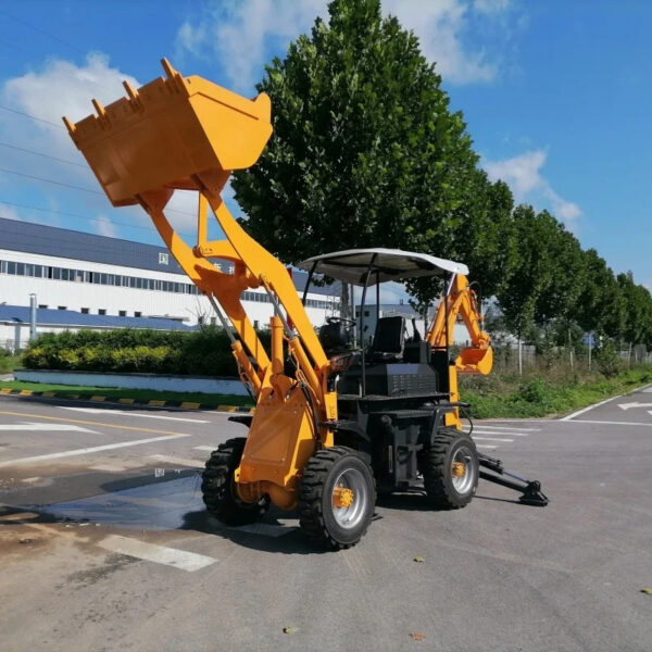 Free Shipping Retroexcavadora Farm Tractors Backhoe Loader With Spare Parts for Construction Projects Affordable Price - Image 3