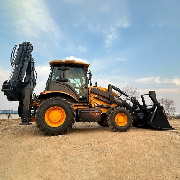 Hot Sale Four-wheel Drive 4x4 Crab Move Mini Backhoe Loader Excavator 0.6T 1T 1.4T 1.8T 2T 2.5T Small Backhoe Loader - Image 3
