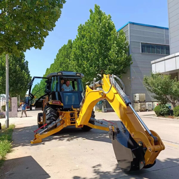 Professional Manufacture JCB Type Wheel Backhoe Excavator Loader Price For Sale - Image 3