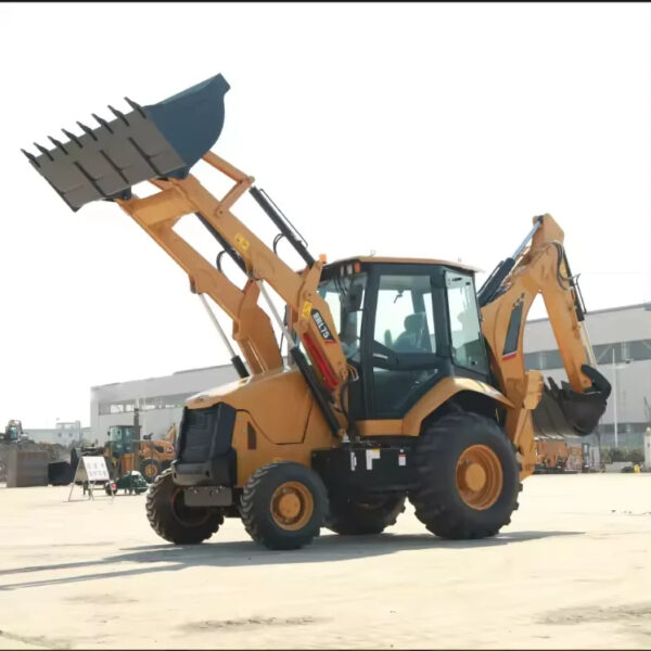 Earthmoving Machinery Mini 1m3 4x4 Backhoe Tractor Loader BHL75 for Sale - Image 3