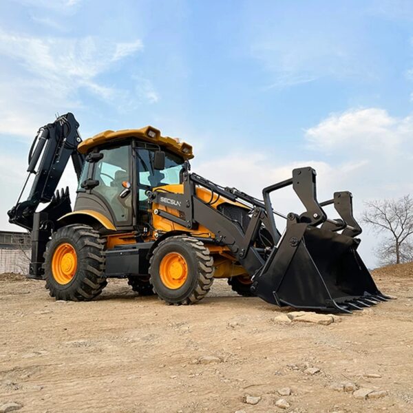 Factory Direct Sales 4wd Mini Backhoe Excavator Front End Loader 4x4 1.6 Ton 2.5 Ton Backhoe Loader - Image 3