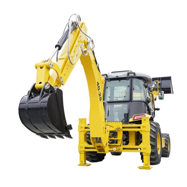Free Shipping HW40-28 Mini Towable Backhoes 4x4 Backhoe Loader Price Sale - Image 4