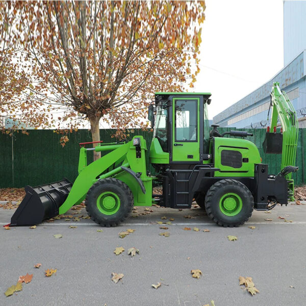 Diesel Engine Multi-function Compact Backhoe Loader 4x4 Backhoe for Sale - Image 4