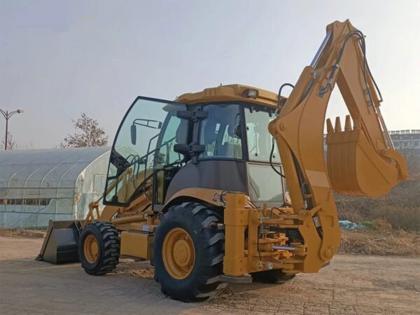 Huade 2.5 Ton 4x4 Mini Backhoe Loader With Bucket Loader And Backhoe WZ388 Tractor Hydraulic Cylinder Excavator - Image 5