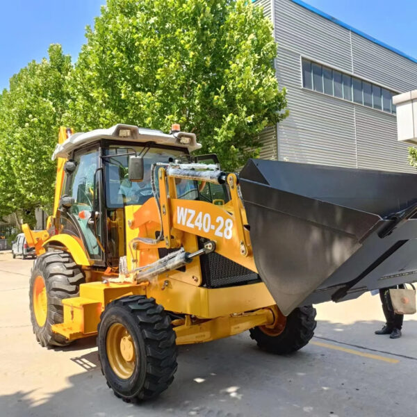 Professional Manufacture JCB Type Wheel Backhoe Excavator Loader Price For Sale - Image 4