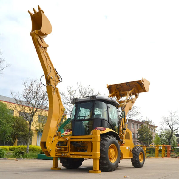 Manufacturer Backhoe Loader 4x4 New Mini Backhoe Loader Excavator 4x4 Compact Price Loader Backhoe - Image 5