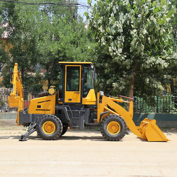 Diesel Engine Multi-function Compact Backhoe Loader 4x4 Backhoe for Sale - Image 5