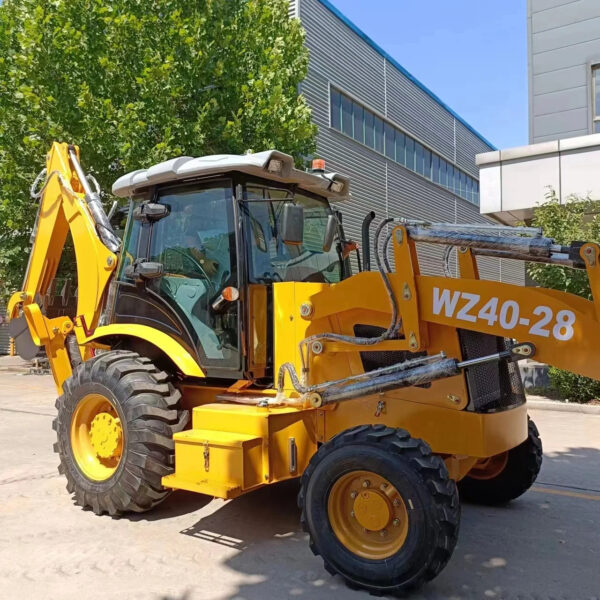 Professional Manufacture JCB Type Wheel Backhoe Excavator Loader Price For Sale - Image 5