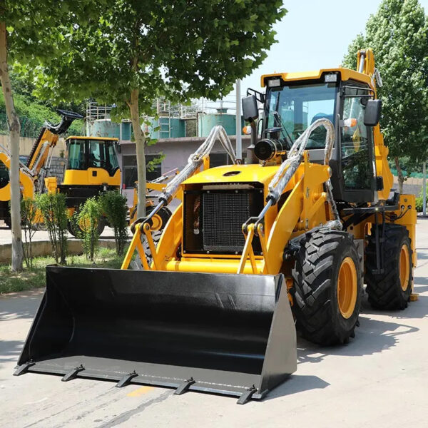 Diesel Engine Multi-function Compact Backhoe Loader 4x4 Backhoe for Sale - Image 6