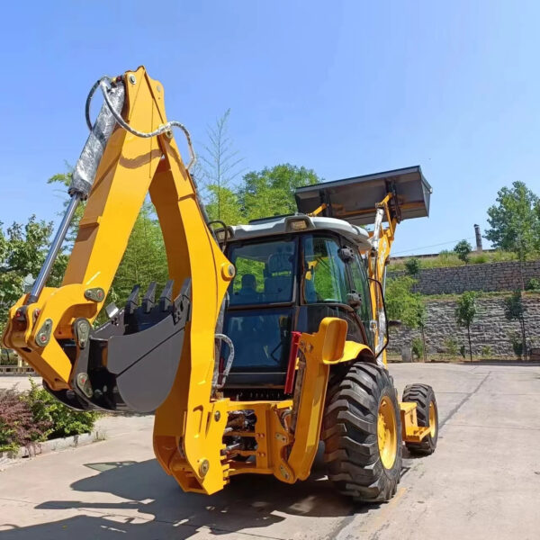 Professional Manufacture JCB Type Wheel Backhoe Excavator Loader Price For Sale - Image 6