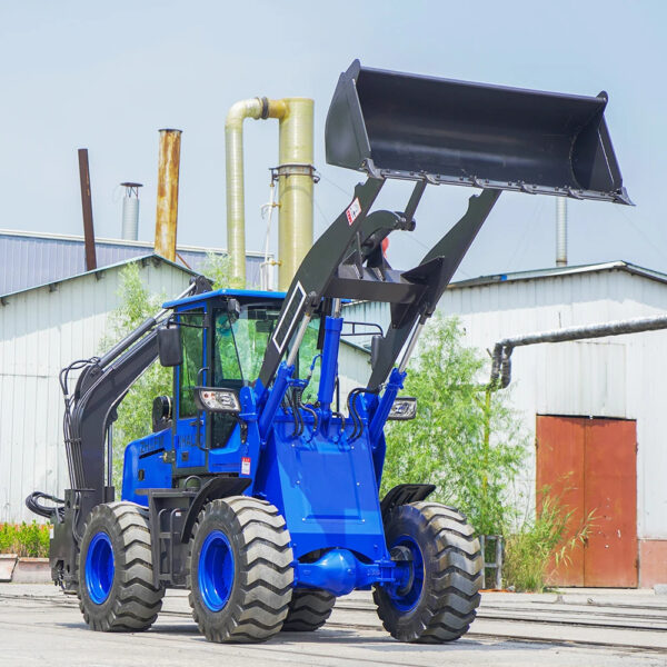 China Good Quality Mini Backhoe Loader 4x4 1.5 Ton Retroexcavadora - Image 6