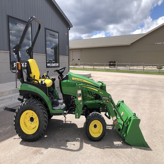 Buy Used John Deere 2025R Tractor For Sale With Quick Attach Loader & Bucket Available Cheap Price