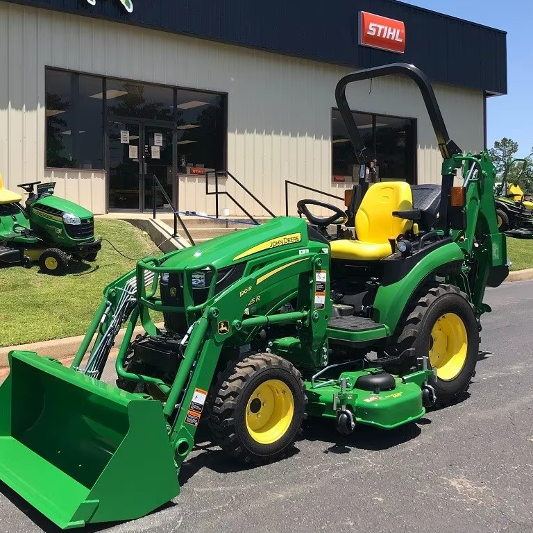 Used John Deere Tractor 4WD Rotary Cultivator with Engine & Motor High Productivity Agricultural Machinery
