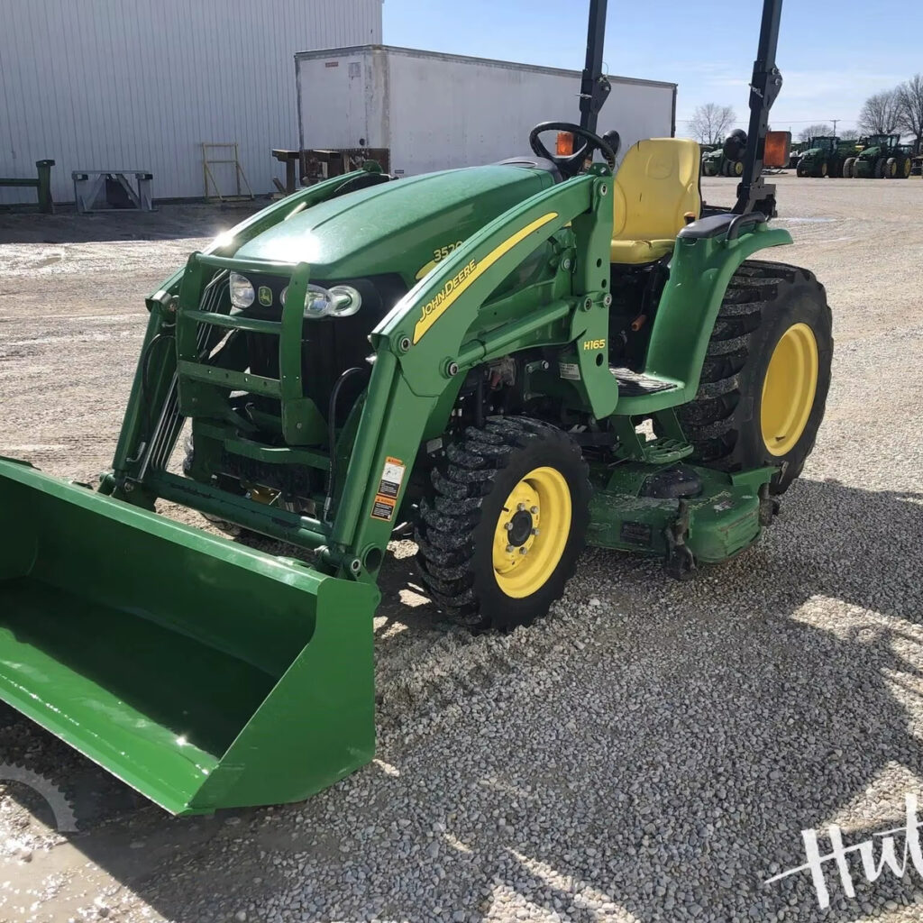 2013 JOHN DEERE 3520 Wheel Tractor Automatic 4WD 55HP SS Gearbox Key Pump Gear Engine Motor