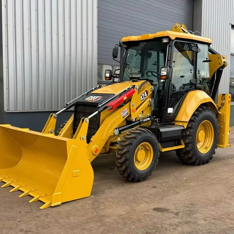 Great Performance Used 428F Backhoe Loader 6 Ton 2023 Model Good Condition Core Components Gearbox Pump Motor Engine 0.33m