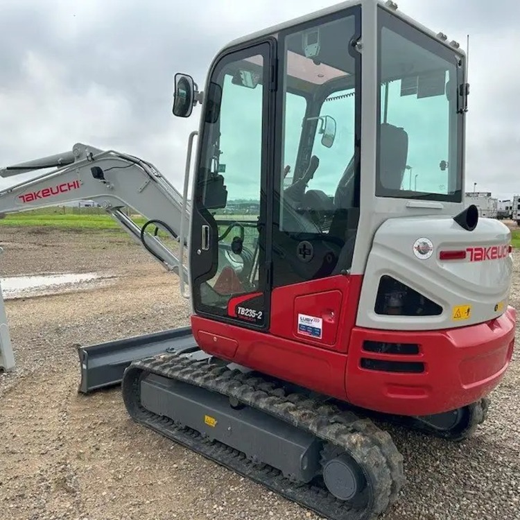 Takeuchi TB235-2 Mini Excavator 3.5 Ton Compact Diesel Crawler Digger | Hydraulic Construction Equipment Best Wholesale Price