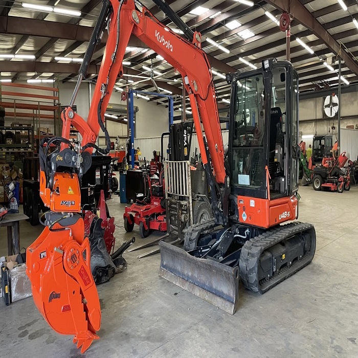 Used Kubota U48-5 Zero Tail Swing Mini Excavator Crawler Digger Tracked With Powerful Hydraulic Performance