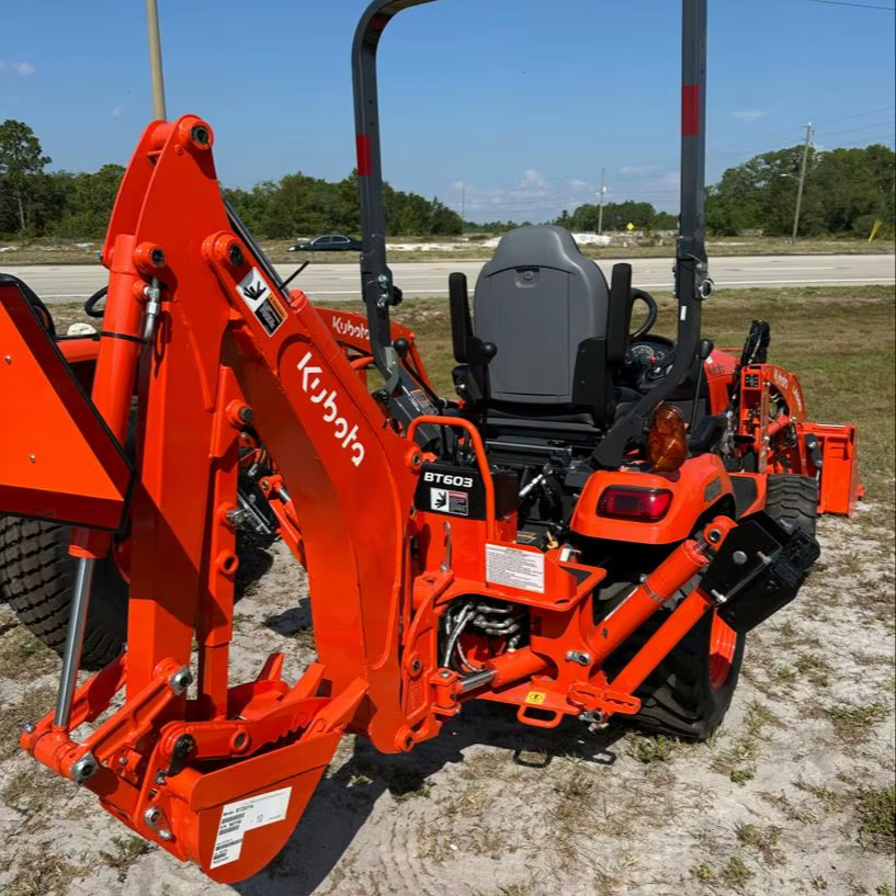 USED KUBOTA BX23S TRACTOR 21.6HP FRONT END LOADER 4 IN 1 BUCKET ROOF CANOPY EPA CE APPROVED AUXILIARY