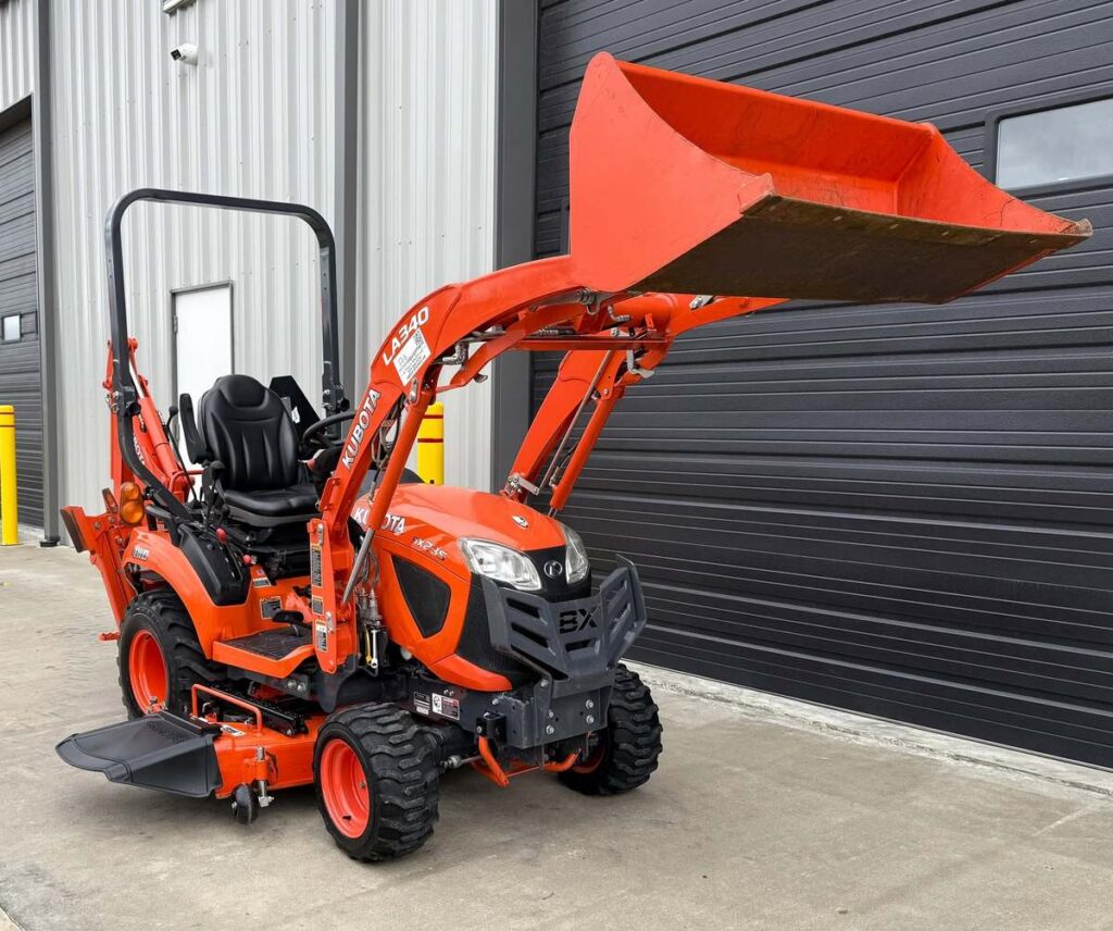 2021 Kubota BX23S 4WD Mini Tractor with Front Loader & Backhoe | 23HP Compact Farm Tractor Sub-Compact Tractor 4x4 with Loader