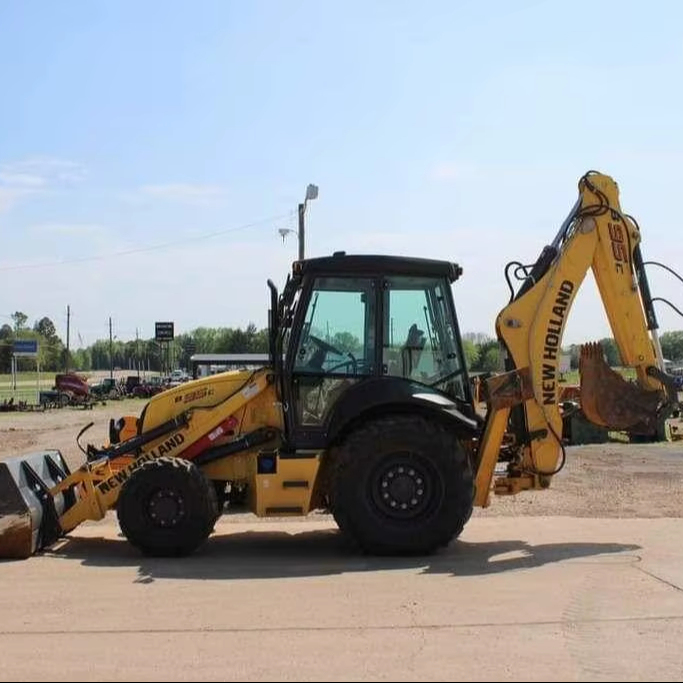 Powerful New Holland B95C Backhoe Loader with Engine and Motor for Construction Farming Heavy Work with IOT