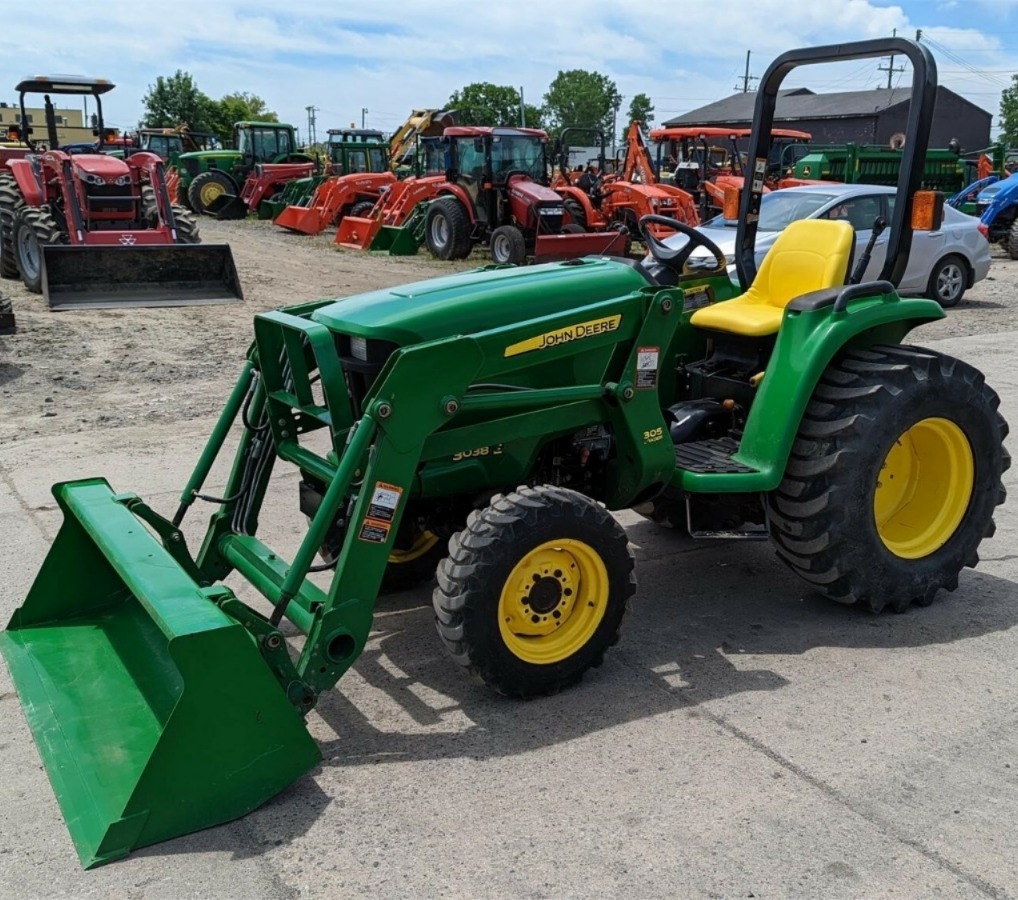 JOHN DEERE Walking Tractor 50 HP for Engine Gearbox Pump Large Tire Farm Utility Field Work Machine - Image 5