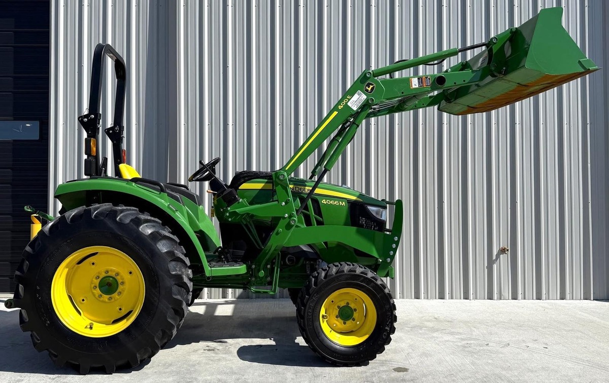 Fairly Used John Deere 4066M Compact Tractor For Sale - Image 3