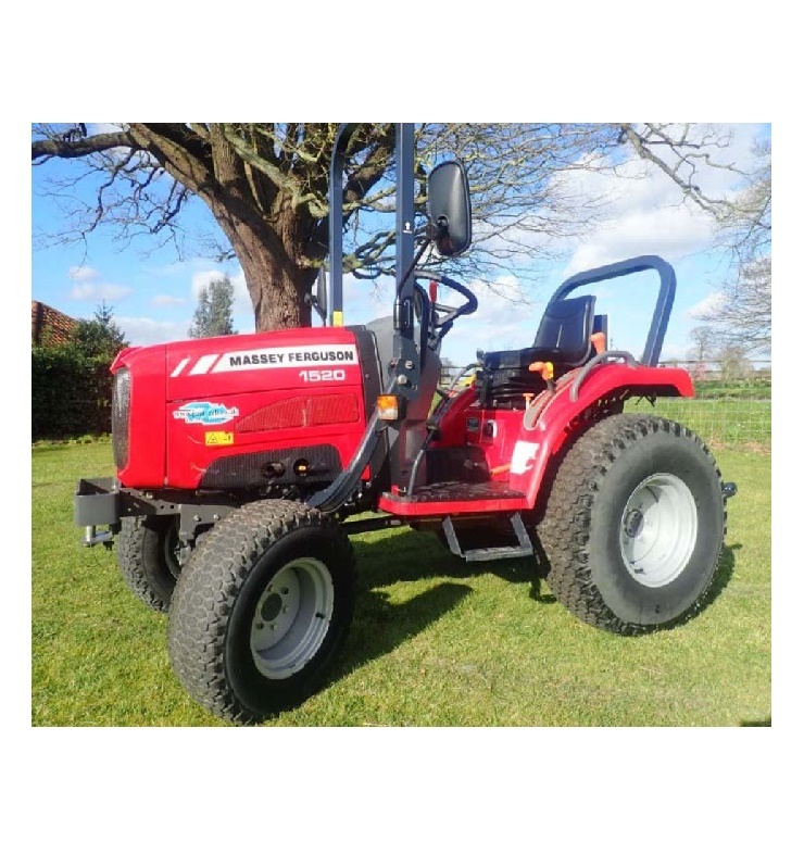 Massey Ferguson 1520 compact tractor features a 19.6 hp 3 cylinder diesel engine with 4WD and a 3 range HST system - Image 2