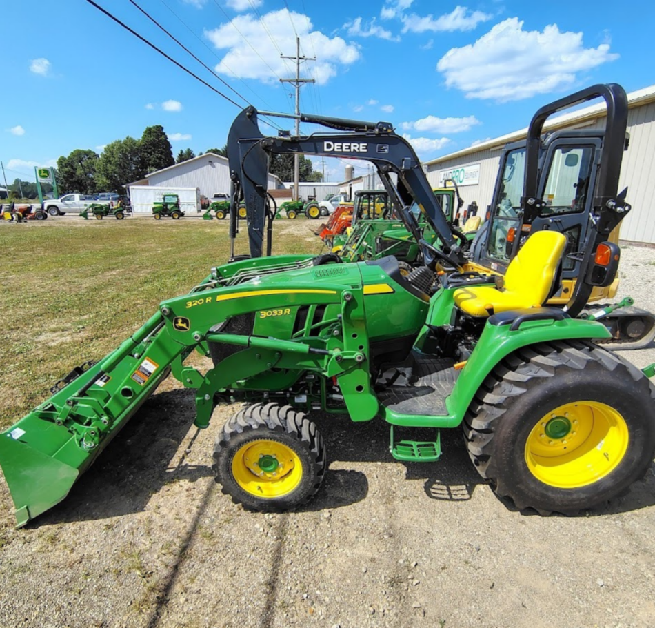 JOHN DEERE Walking Tractor 50 HP for Engine Gearbox Pump Large Tire Farm Utility Field Work Machine - Image 2
