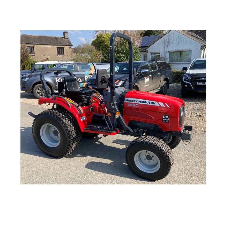 Massey Ferguson 1520 compact tractor features a 19.6 hp 3 cylinder diesel engine with 4WD and a 3 range HST system - Image 4