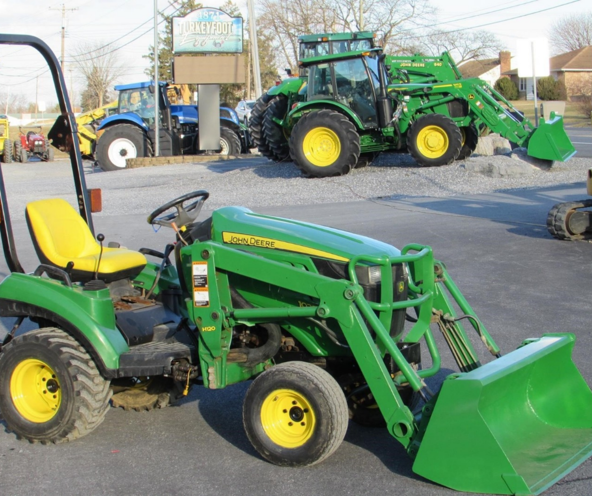 JOHN DEERE Walking Tractor 50 HP for Engine Gearbox Pump Large Tire Farm Utility Field Work Machine - Image 3